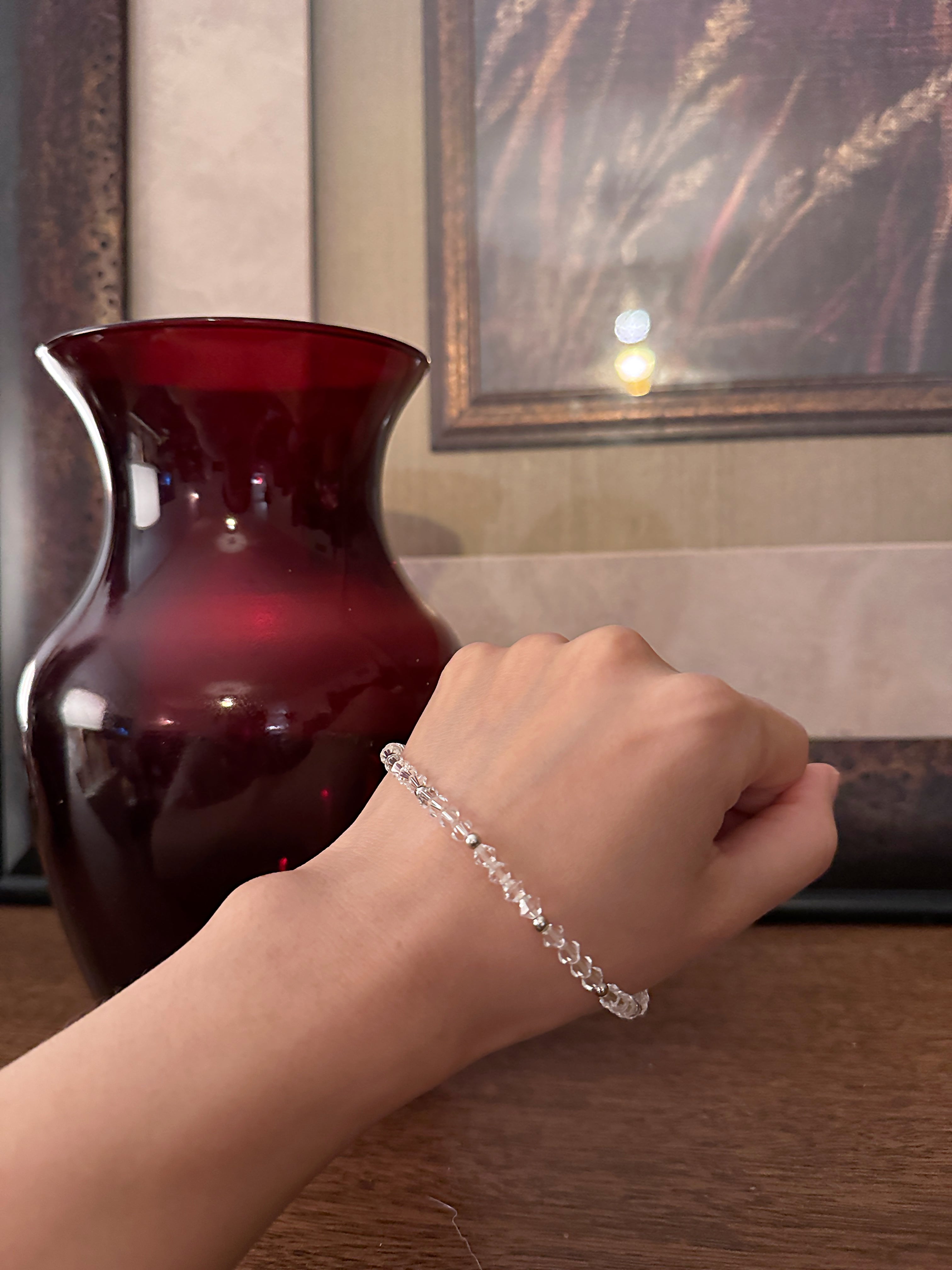 Crystal Radiance Necklace  Anxiety Relief • Calming • Speak Your Truth