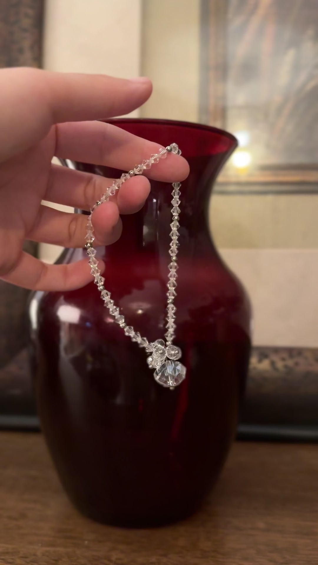 Crystal Radiance Necklace  Anxiety Relief • Calming • Speak Your Truth